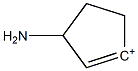 3-Amino-cyclopentene-1-cation