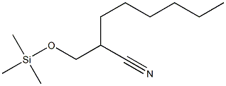 2-[(Trimethylsilyloxy)methyl]octanenitrile