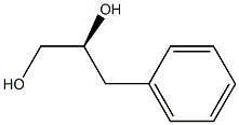 (2S)-3-Phenylpropane-1,2-diol Struktur