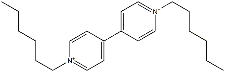 1,1'-Bishexyl-4,4'-bipyridinium Struktur