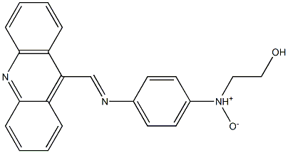 N-[4-[(2-Hydroxyethyl)amino]phenyl](acridin-9-yl)methanimine N-oxide 结构式