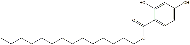 2,4-Dihydroxybenzoic acid tetradecyl ester