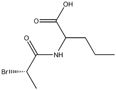 2-[(S)-2-Bromo-1-oxopropyl]aminopentanoic acid