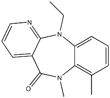 6,11-Dihydro-11-ethyl-6,7-dimethyl-5H-pyrido[2,3-b][1,5]benzodiazepin-5-one