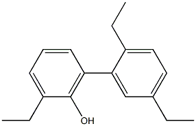 2-Ethyl-6-(2,5-diethylphenyl)phenol Structure