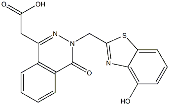  3-[(4-Hydroxy-2-benzothiazolyl)methyl]-3,4-dihydro-4-oxophthalazine-1-acetic acid