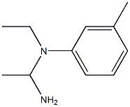 N-Ethyl-N-(1-aminoethyl)-3-methylaniline 结构式