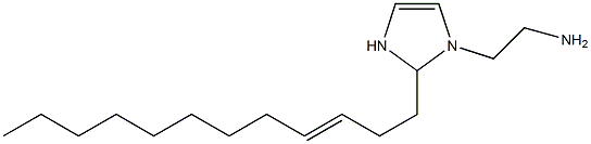 1-(2-Aminoethyl)-2-(3-dodecenyl)-4-imidazoline,,结构式