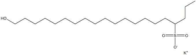  20-Hydroxyicosane-4-sulfonic acid potassium salt