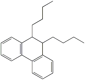 9,10-Dihydro-9,10-dibutylphenanthrene 结构式