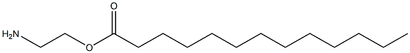 Tridecanoic acid 2-aminoethyl ester 结构式