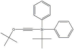 1-(tert-Butyldiphenylsilyl)-2-tert-butoxyacetylene Structure