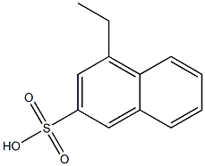 4-Ethyl-2-naphthalenesulfonic acid Structure