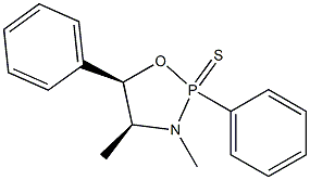 (4S,5R)-3,4-Dimethyl-2,5-diphenyl-1,3,2-oxazaphospholidine-2-thione Struktur