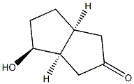 (1S,5R,6S)-6-Hydroxybicyclo[3.3.0]octan-3-one Structure