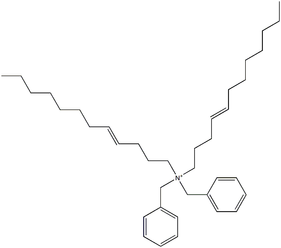 Di(4-dodecenyl)dibenzylaminium,,结构式