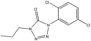 1-(2,5-Dichlorophenyl)-4-propyl-1H-tetrazol-5(4H)-one Structure
