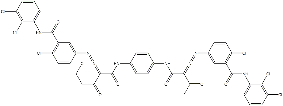  3,3'-[2-(Chloromethyl)-1,4-phenylenebis[iminocarbonyl(acetylmethylene)azo]]bis[N-(2,3-dichlorophenyl)-6-chlorobenzamide]