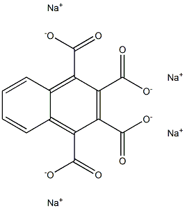 1,2,3,4-Naphthalenetetracarboxylic acid tetrasodium salt,,结构式
