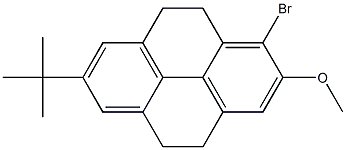 1-Bromo-2-methoxy-7-tert-butyl-4,5,9,10-tetrahydropyrene 结构式
