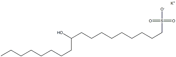 10-Hydroxyoctadecane-1-sulfonic acid potassium salt|