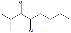 Isopropyl 1-chloropentyl ketone Structure