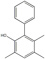 3,4,6-Trimethyl-2-phenylphenol,,结构式