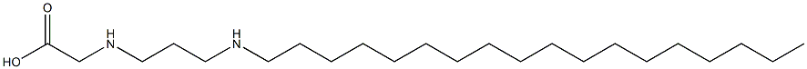 N-[3-(Octadecylamino)propyl]aminoacetic acid Struktur