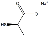 [R,(-)]-2-Mercaptopropionic acid sodium salt Structure