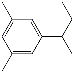 1,3-Dimethyl-5-sec-butylbenzene,,结构式
