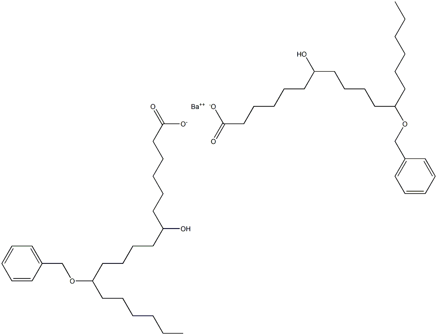 Bis(12-benzyloxy-7-hydroxystearic acid)barium salt