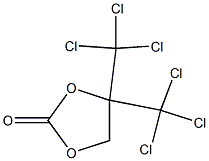 2-オキソ-4-(トリクロロメチル)-4-(トリクロロメチル)-1,3-ジオキソラン 化学構造式