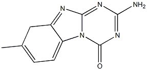 2-Amino-8-methyl-1,3,5-triazino[1,2-a]benzimidazol-4(9H)-one