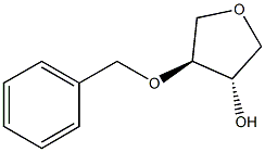 (3S,4S)-4-Benzyloxytetrahydrofuran-3-ol 结构式