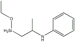 Ethoxy[2-(phenylamino)propyl]silane 结构式