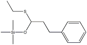 3-Phenylpropionaldehyde O-trimethylsilyl-S-ethyl thioacetal,,结构式