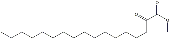 2-Oxoheptadecanoic acid methyl ester Structure