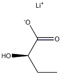 (2R)-2-Hydroxybutyric acid lithium salt,,结构式