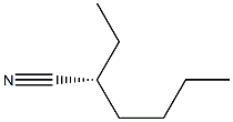 [R,(-)]-2-Ethylhexanenitrile Structure