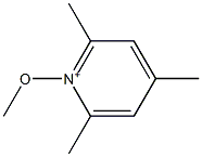 2,4,6-Trimethyl-1-methoxypyridinium,,结构式