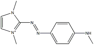 1,3-Dimethyl-2-[[4-(methylamino)phenyl]azo]-1H-imidazol-3-ium