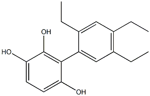 3-(2,4,5-Triethylphenyl)benzene-1,2,4-triol|