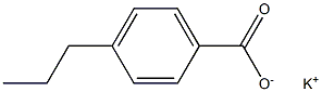 4-Propylbenzoic acid potassium salt 结构式