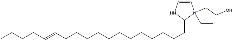 1-Ethyl-1-(2-hydroxyethyl)-2-(13-octadecenyl)-4-imidazoline-1-ium|