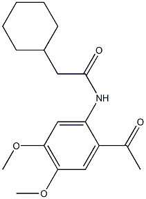 N-(2-Acetyl-4,5-dimethoxyphenyl)cyclohexylacetamide|