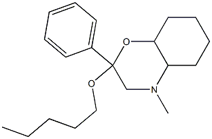 Octahydro-2-pentyloxy-4-methyl-2-phenyl-2H-1,4-benzoxazine|