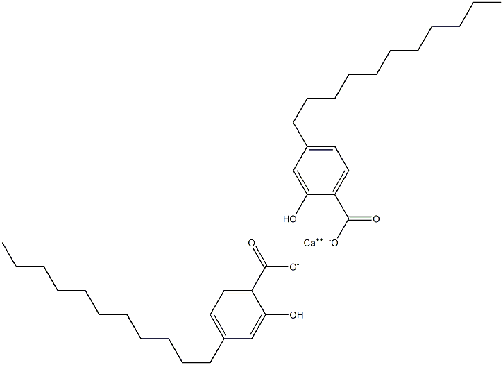 Bis(4-undecyl-2-hydroxybenzoic acid)calcium salt 结构式