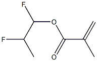 メタクリル酸(1,2-ジフルオロプロピル) 化学構造式