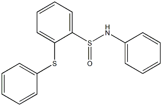 2-Phenylthio-N-phenylbenzenesulfinamide,,结构式