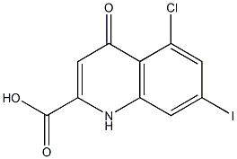 5-Chloro-7-iodo-1,4-dihydro-4-oxoquinoline-2-carboxylic acid